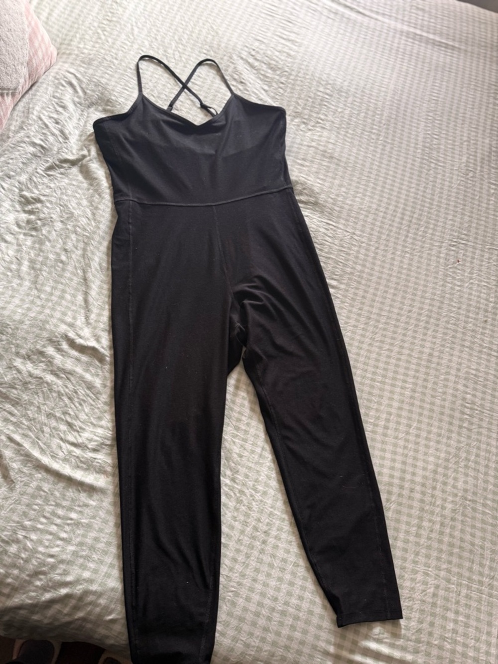 Old Navy Black Strappy Jumpsuit